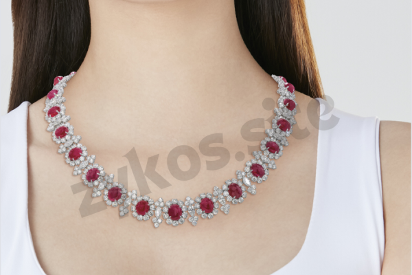 Bulgari Ruby and Diamond Necklace