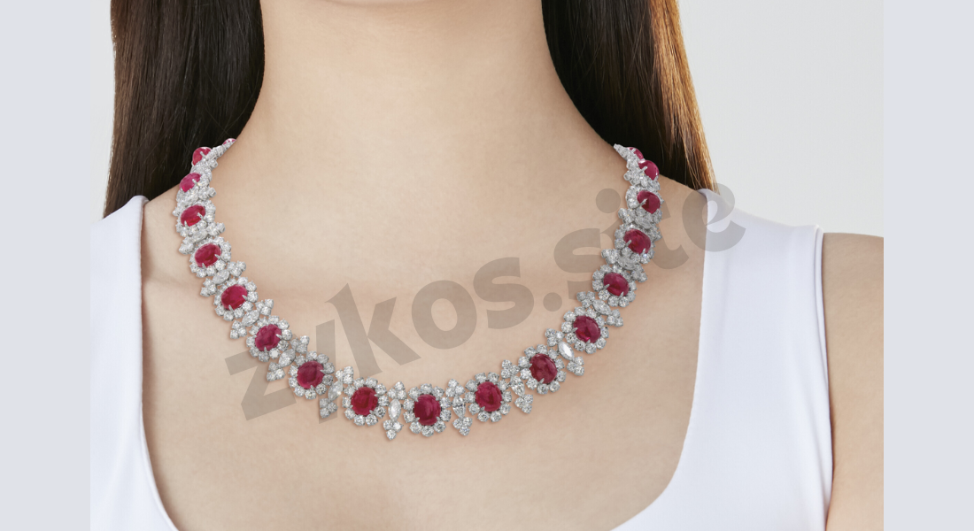 Bulgari Ruby and Diamond Necklace